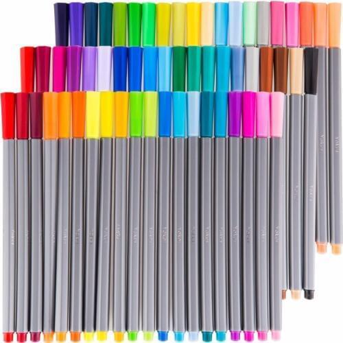 0.4 mm 60 Colors Fineliner Super Fine Art Marker Pen Water Based Assorted Ink Arts Painting Drawing Sketch Pens