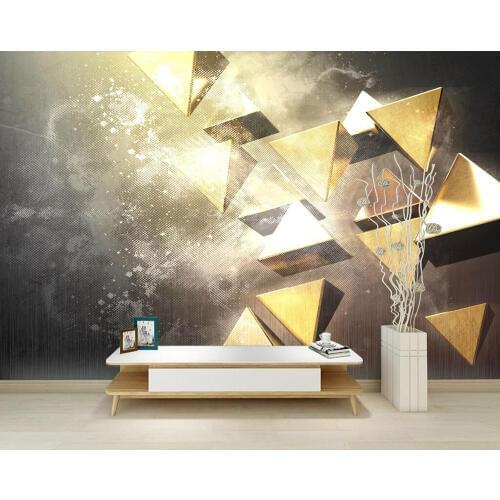 Custom wallpaper Modern geometric 3D large background wall