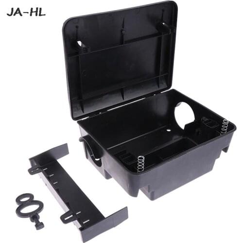 Professional Home Rat Mice Mouse Rodent Poison Boxes Pest Control Bait Station Box Trap Key Home 22*18*10cm