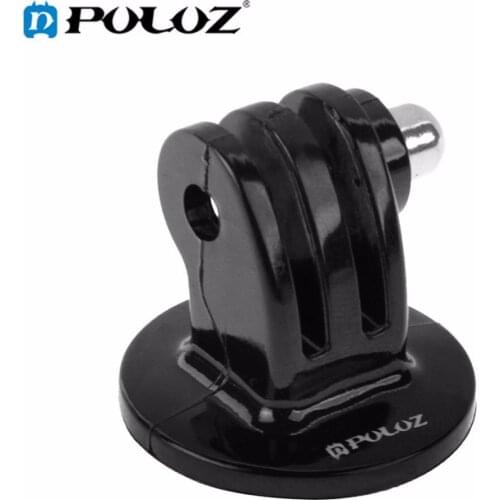 PULUZ For Go Pro Accessories Camera Tripod Mount Adapter for GoPro NEW HERO/HERO6/5 4 Session/5/4/Xiaoyi/DJI OSMO Action Cameras