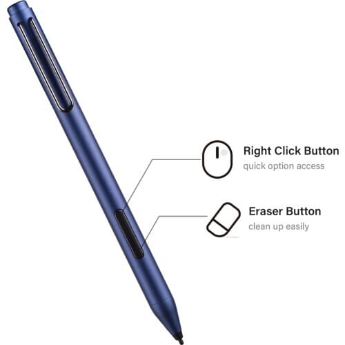 Zindov Surface Stylus with Eraser and Right Click Button for Microsoft Surface Pro 7 Pen for Surface Pro 3/4/5/6/7/X