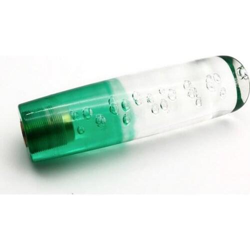 Universal 15cm Car Stitching Color Multicolor Gear Shift Knob Crystal Bubble Gear Shift Knob Colorful Shifter Lever