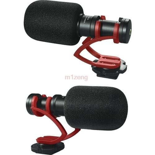VM10 metal Cardioid Directional Microphone Mic for canon nikon Smartphone DJI OSMO GoPro 3,3+,4,5 sony A7 A7RII A7SII gh4 camera
