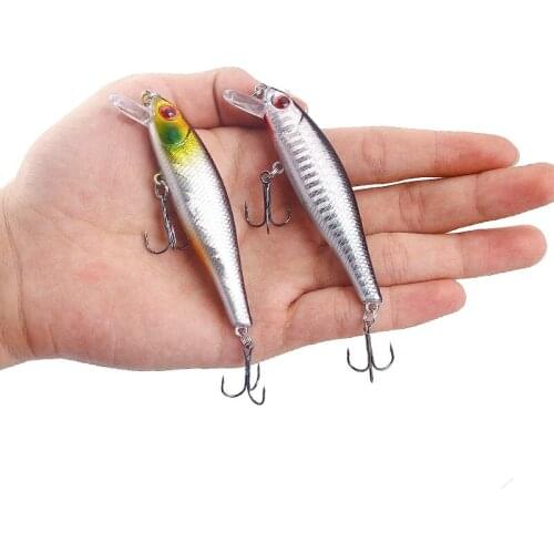 1PCS 8.6cm9.3g Longdistance Throwing Luya Submerged Mino Sinking 0.5m-1.5m Simulation Artificial Hard Bait Alicemouth Bass Bait