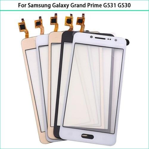 10Pcs/lot For Samsung Galaxy Grand Prime G531F SM-G531F G530H G530 G531 Touch Screen Panel Digitizer Sensor Front Glass Replace
