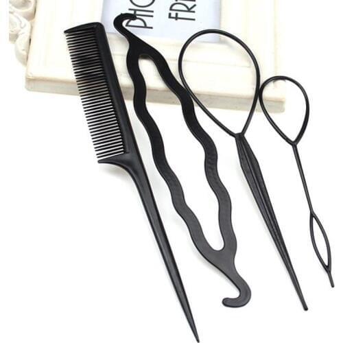 120sets Hot Magic Hair Styling Accessories Set Hair Pin Hair Bun Maker Hair Braiding Twist Styling Tool for Women F2732