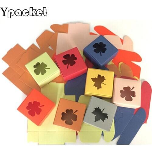 150pcs/Lot Square Kraft Paper Gift Packaging Boxes Jewelry Paper Boxes Jewelry Stand Wedding Ring Box Gift Wrap 6.5*6.5*3cm