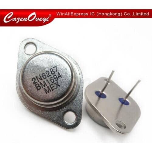 2pcs/lot 2N6287 20A 100V TO-3 In Stock