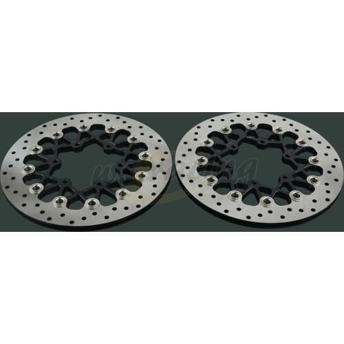 2 PCS Outer Diameter 310MM Front Floating Brake Disc Rotor For SUZUKI GSXR600 GSXR750 2008-2014 GSXR1000 2009-2014