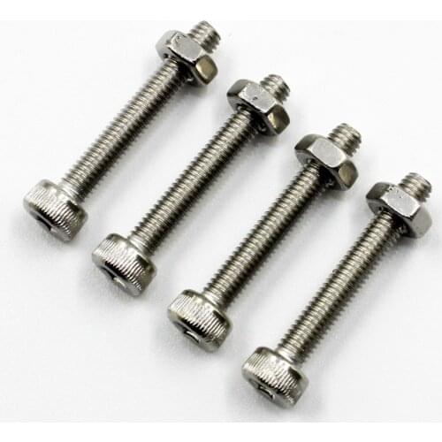 20pcs M3 x 20mm A2-70 304 DIN912 Stainless Steel Allen Hex Head Socket Cap Screw Bolt With Nuts