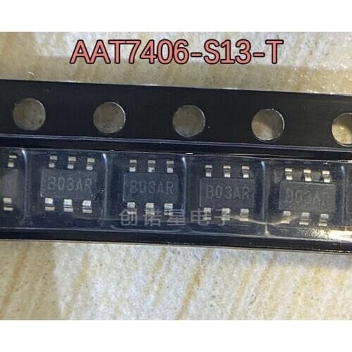 50PCS/AAT7406-S13-T AAT7406 AAT7406-S13 SOT23-6