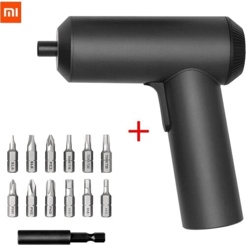 XIAOMI Mijia Cordless Rechargeable Screwdriver 3.6V 2000mAh Li-ion 5N.m Electric Screwdriver With 12Pcs S2 Screw Bits For home
