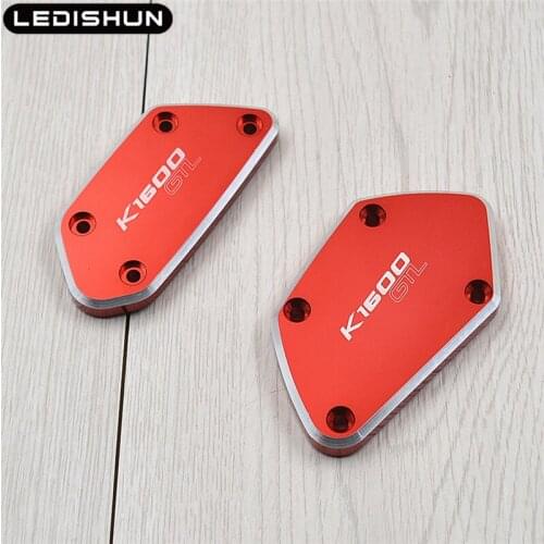 For BMW K1600GTL K 1600 GTL K1600 2016 2017 16 17 Motorcycle CNC Aluminum Front Brake & Clutch Reservoir Fluid Tank Cap Cover