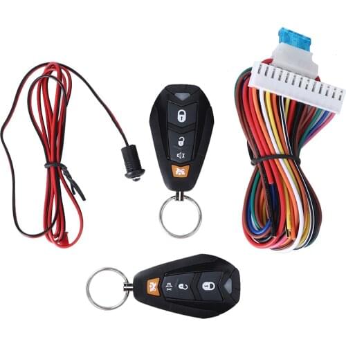 Car Central Door Lock Auto Keyless Entry System Button Start Stop Keychain Central Kit Universal Car
