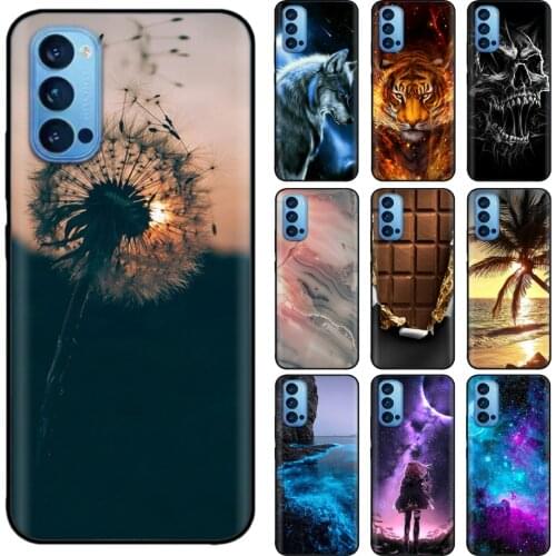 For OPPO Reno 4 Pro Case Silicon Back Cover Phone Case for OPPO Reno 4 5G 4G Reno4 Case Etui Coque Bumper Shockproof Protective