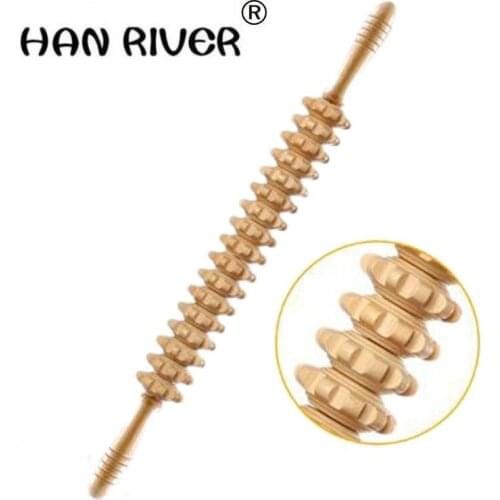 Paint color round 8 coarse yoga meridian shaft rod full-body massage stick rolling back massage lamented the waist neck leg