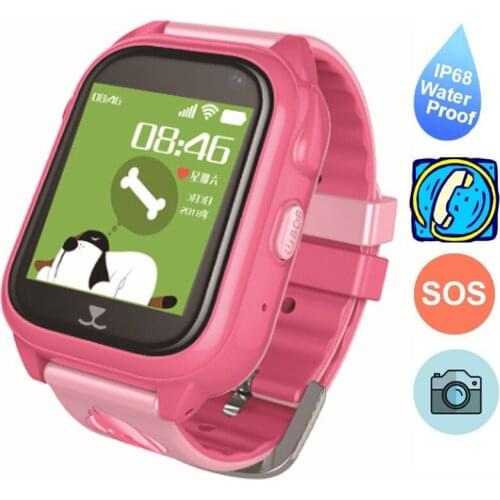 Kids Smart Watch GPS Positioning IP67 Waterproof SOS Long Standby Telephone Watch with Camera ND998