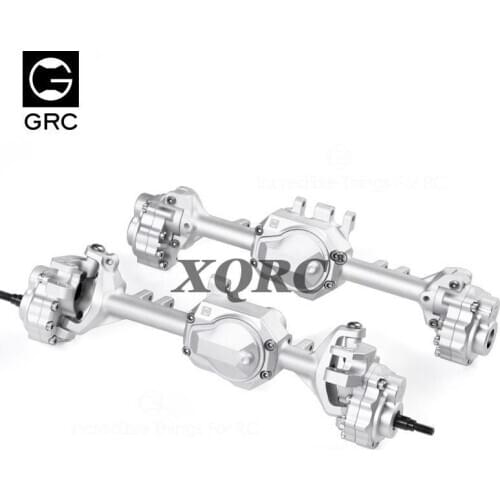 G2 aluminum CNC Ackermann front and rear axle metal axle for 1 / 10 traxxas trx-4 defender trx4 Bronco