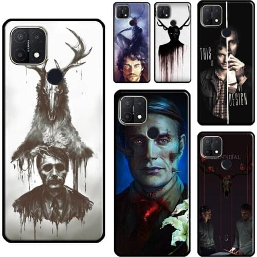 Hannibal TV Series For OPPO A15 A91 A83 A1K A3S A5S A5 A9 A31 A53 2020 A52 A72 Reno 4 Pro 2 Z F7 Phone Case