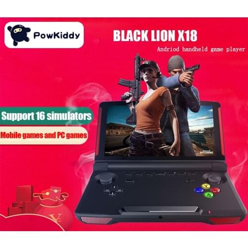 Powkiddy X18 Andriod Handheld Game Console 5.5 INCH 1280*720 Screen MTK8163 quad core 2G RAM 16G ROM Video Handheld Game Player