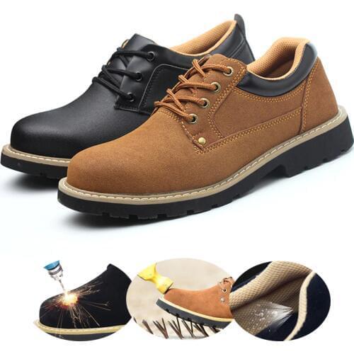 Fashion Shoe Mens Boots Plus Size 36-46 New Martens Casual Leather Doc Martins Boots Mens Military Shoes Work Safety Shoes