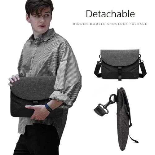 TUGUAN Men Shoulder Bags Multifunction Messenger Bag Male USB Charging iPad Phone Pack Crossbody Handbag Large Wallet Purse