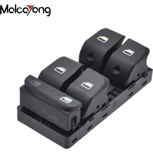 Car Electric Window Switch FOR AUDI A4 Q3 Q5 2007- Master Side Power Electric Window Control Switch Button 8K0959851D