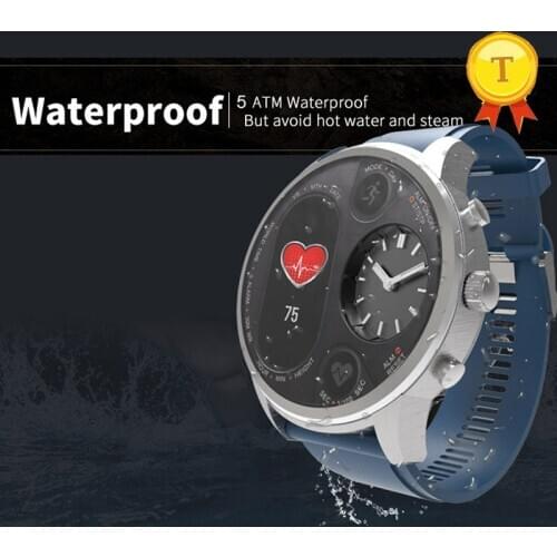 2018 new Sport Smart Watch Standby 15 Days Stainless Steel Fitness Activity Tracker IP68 Waterproof Smartwatch Men pk mi band