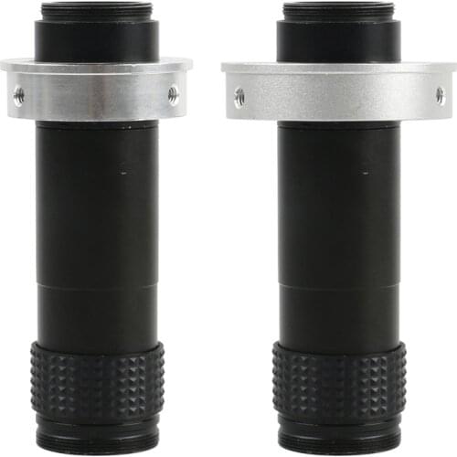 1X-130X Adjustable Zoom C-mount Lens Magnification 25mm For HDMI VGA USB Video Microscope Camera