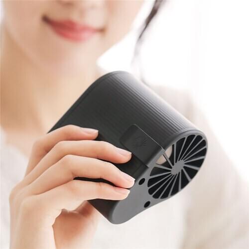 Portable Waist Hanging Cooling Fan 3 Speeds Adjustment Fan Cool Down Mini USB Charging Cooler Summer Outdoor