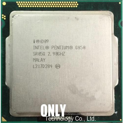 Intel Pentium Processor G850 (3M Cache, 2.90 GHz) CPU Dual-Core LGA 1155 100% working properly Desktop Processor