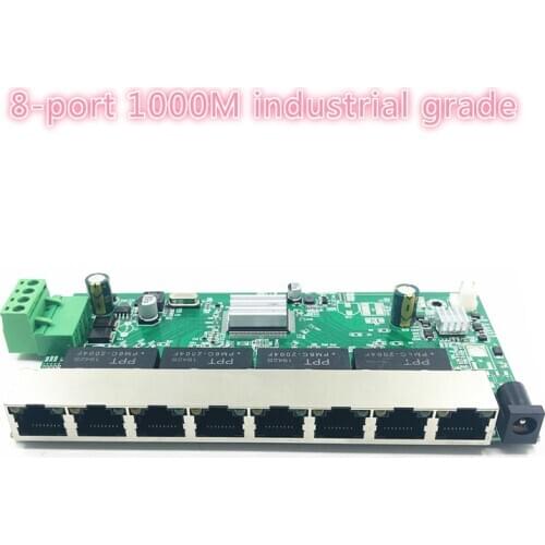 Lighting Protect Port 8 Poe 10/100/1000M Industrial Switch gigabit switch 8 gigabit switch gigabit switch ethernet switch