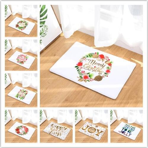 Christmas Serise 003 Home Entrance Doormat Tapete Absorbent Bedroom Living Room Floor Mats Modern Kitchen Mat/Rug/Carpet