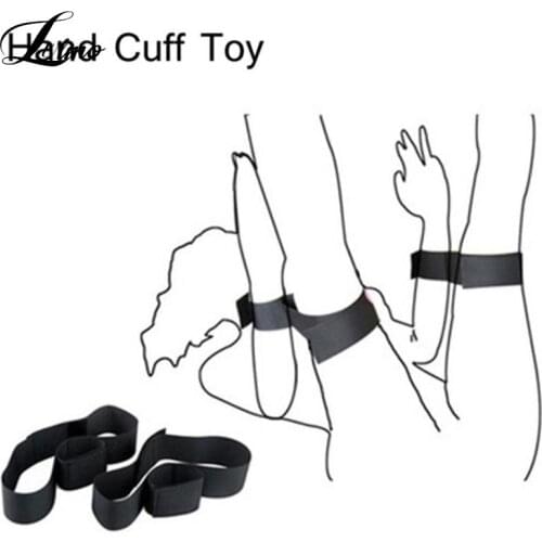 Adult Games Slave Sex Toys For Woman Couples BDSM Bondage Restraints Adjustable Handcuffs Ankle Nylon Strap Fetish Sexy Products