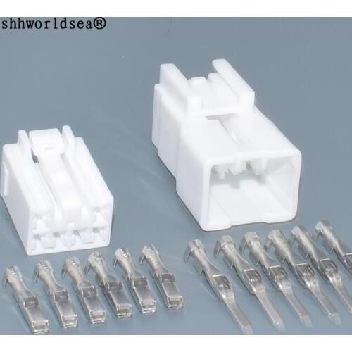 Shhworldsea 6 Pin 2.2mm MG651044 MG 651044 Automotive Wire Connector Female Male Socket