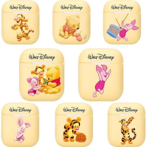 High Quality Winnie Bear Tigger Donkey Silicone Case For Apple Airpods 1/2 Cover Protective Earphone Case Headphones Cases Prote