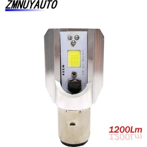 H6 BA20D COB Led Motorcycle Headlight Bulb Fog Lights 1200LM H4 Led Hi Lo Lamp Scooter ATV Moto Accessories For Suzuki