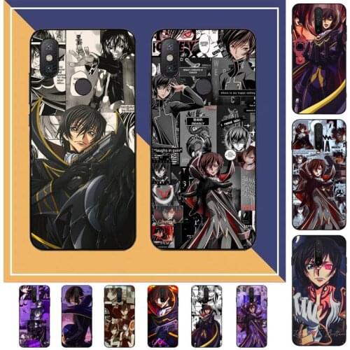TOPLBPCS Lelouch vi Britannia Code Geass anime Phone Case for Redmi Note 8 7 9 4 6 pro max T X 5A 3 10 lite pro