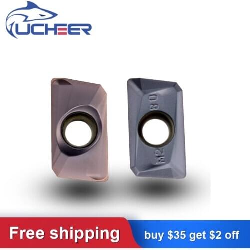 UCHEER 1pc CNC inserts milling blade machine tool head APMT 1135/1604 insert for cnc tool holder
