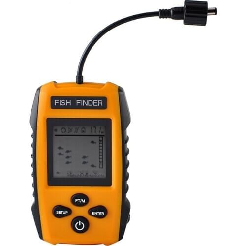 Ultrasonic Sonar Cable Fish Detector High-definition Screen Display Outdoor Fishing Gear Supplies Fishing Finder
