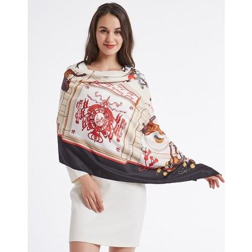 130*130cm TOP Silk Scarf 50 styles Free Shipping Ins Scarves Women Foulard Square Hijab Scarf Ladies Shawl wrap female hijab