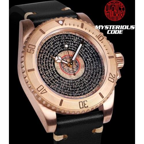 200M Diver Bronze Watches Men Luxury Mens Mechanical Watch NH35 Automatic Wristwatches Sutra Dial Titanium Luminous Clock 2021