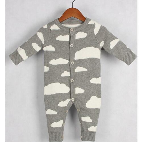 2021 Unisex Autumn Romper Knitted Sweaters Christmas Baby Boy Girl Clothes Winter Newborn Infant Kids Jumpsuit 0-24M