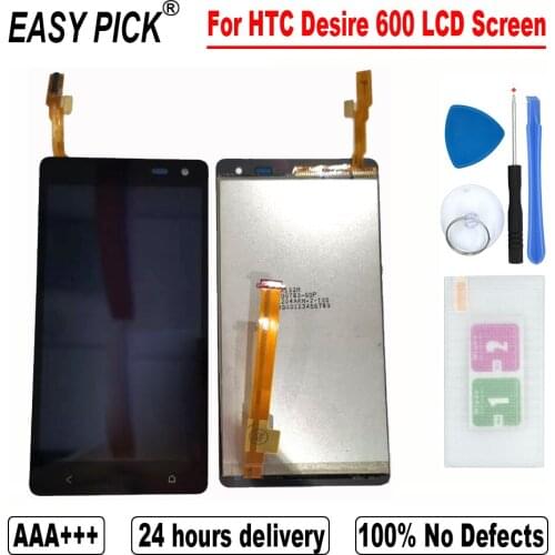4.5" For HTC Desire 600 LCD Display Touch Screen Digitizer Assembly Free Tools