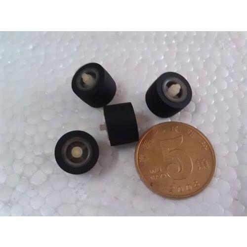 4pcs 10.5mmx7x1.5 car retractor press belt pulley deck audio pressure recorder cassette deck pinch roller tape Card Seat player
