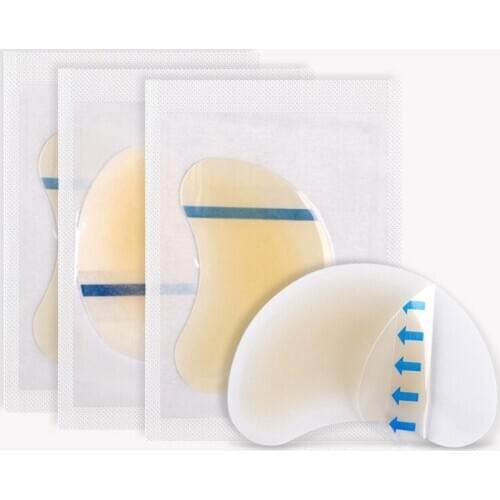 4pcs Hydrocolloid Blister Plaster Adhesive Hydrocolloid Gel Blister Plaster Anti-wearing Heel Sticker Pedicure Patch Foot Care