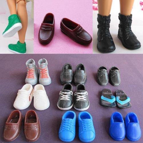 Handmade High Quality 5 Pairs Shoes For 29cm Boyfriend Ken Doll Party