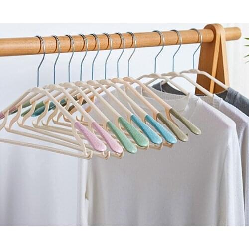 5pcs Wardrobe Clothes Hanger Racks Traceless Anti-Slip 360 Rotating Coats Hangers for Clothes Organizer Home PC Display Hangers