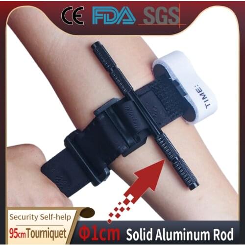 Aluminum Rod Tourniquet Outdoor First-Aid Emergency Military Supplies Tourniquet CAT Tactical Emergency Life Survival Tool 95cm