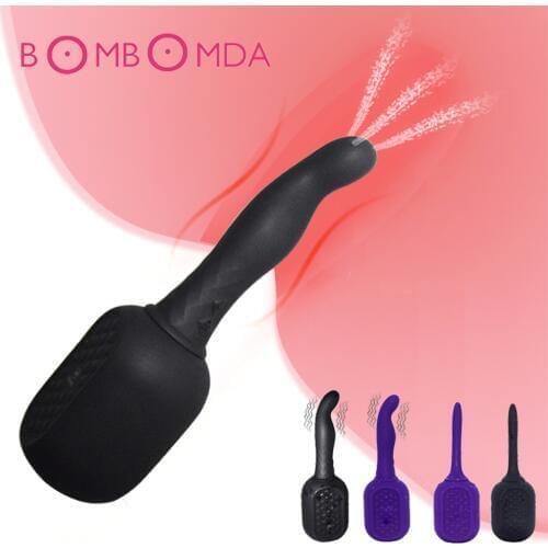 Anal Cleaning Dildo Plug Vibrator For Women Vagina Anal Enema Prostate Massager Beads Cleaner Vibration Anal Dilator Adult Toys